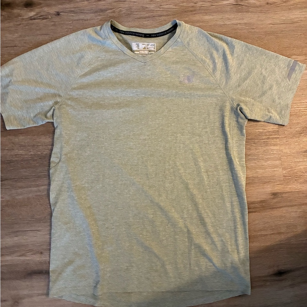 New Balance Men's Running Tee in Soft Green